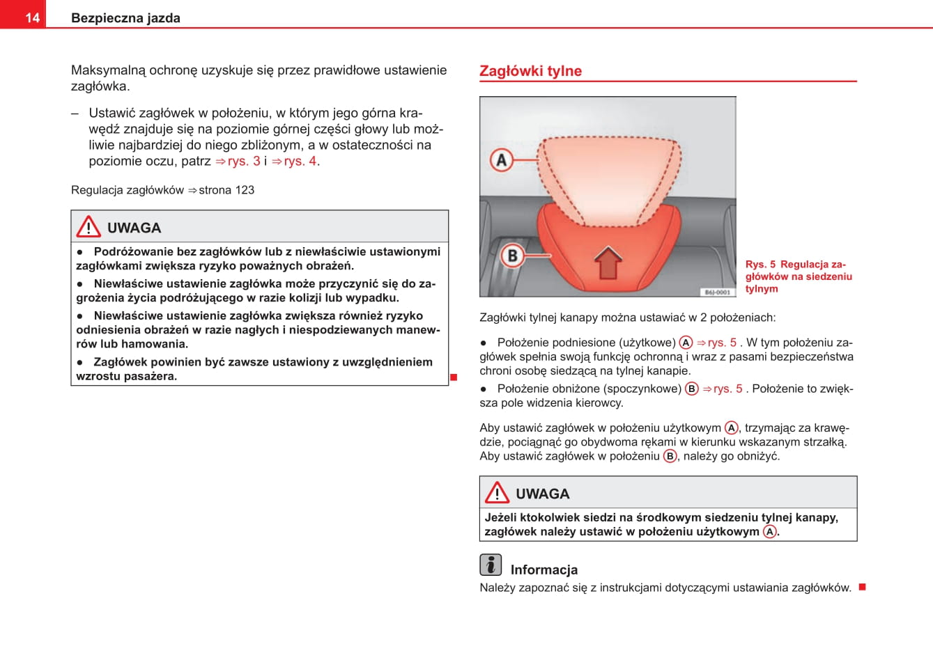2013-2014 Seat Ibiza Owner's Manual | Polish