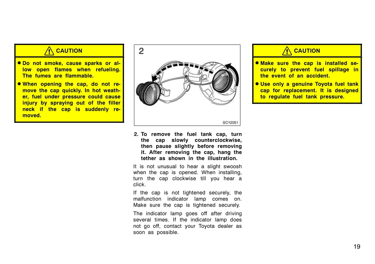 2005 Toyota MR2 Bedienungsanleitung | Englisch