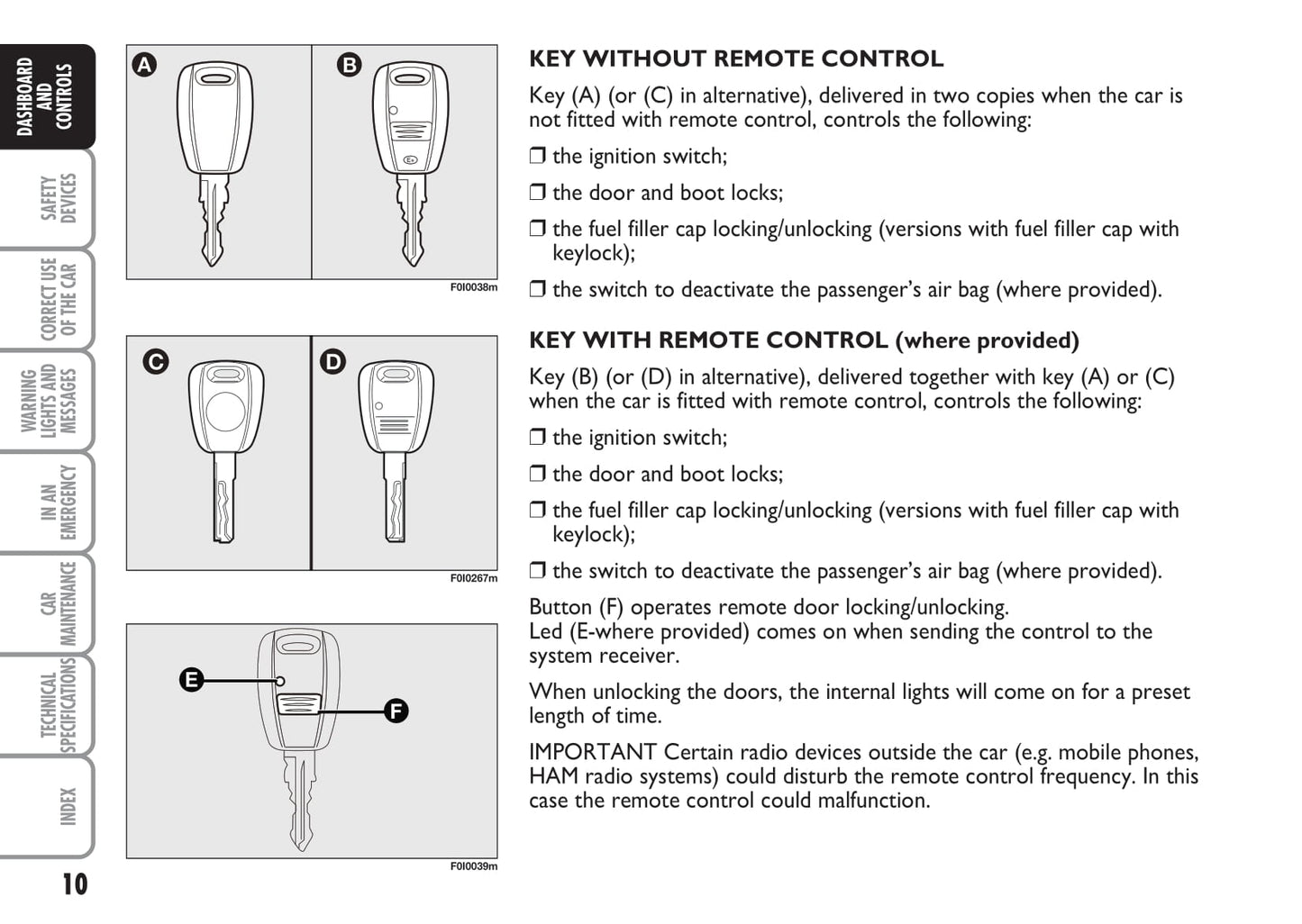 2009-2010 Fiat Punto/Grande Punto Owner's Manual | English