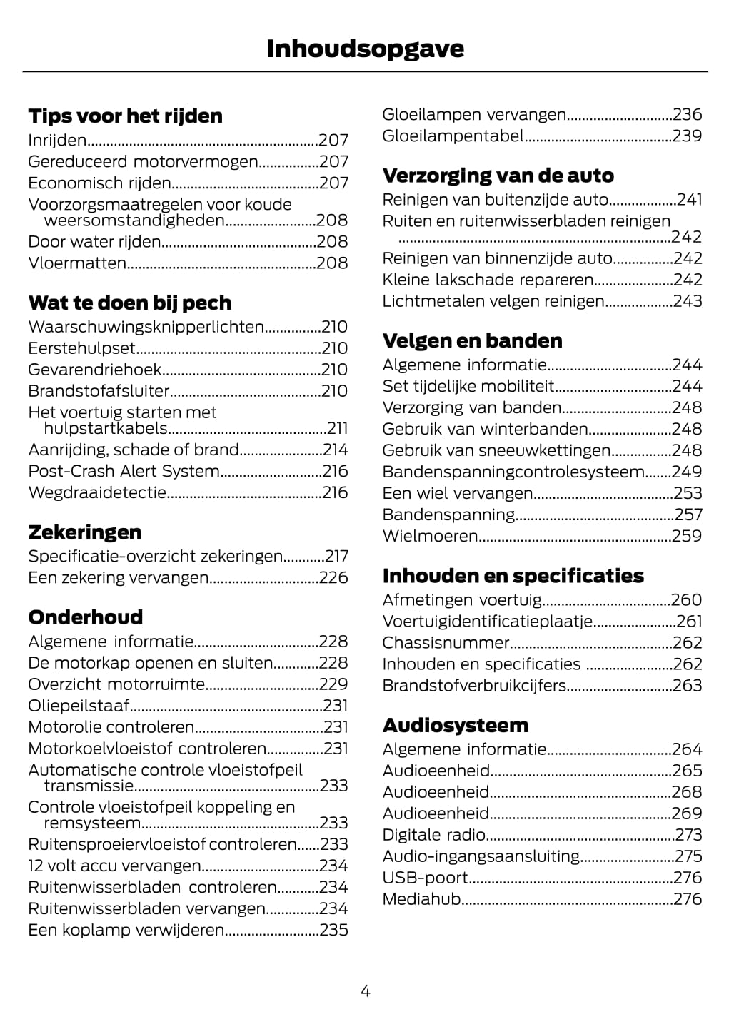 2014-2015 Ford Mondeo Hybrid Bedienungsanleitung | Niederländisch
