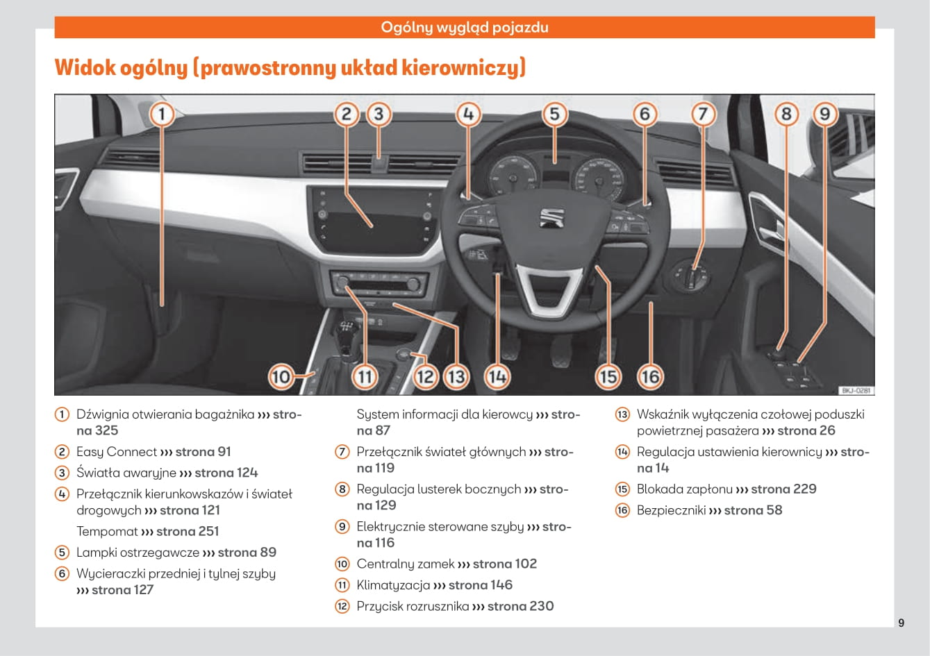 2017-2020 Seat Arona Bedienungsanleitung | Polnisch