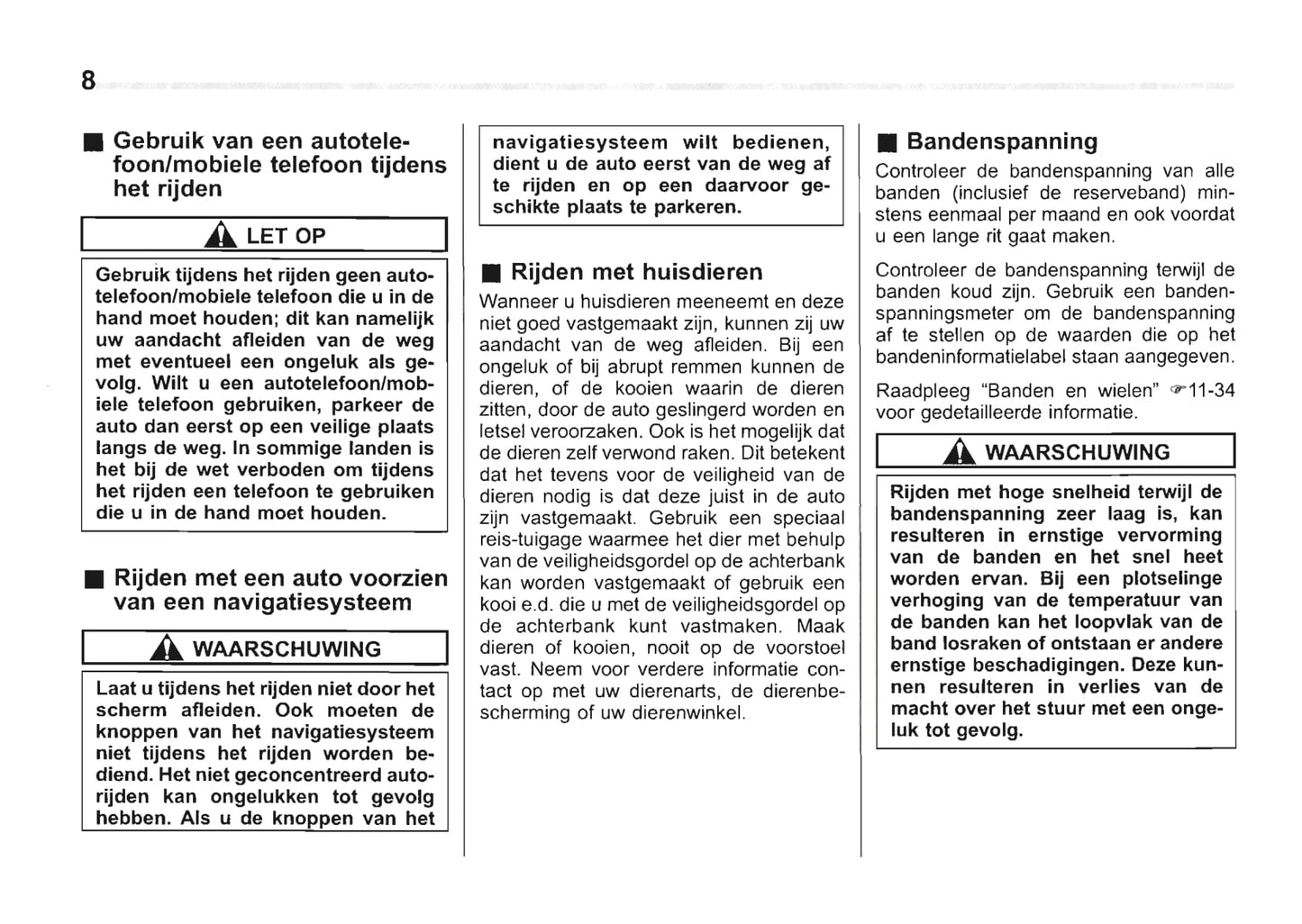 2017-2019 Subaru Forester Bedienungsanleitung | Niederländisch