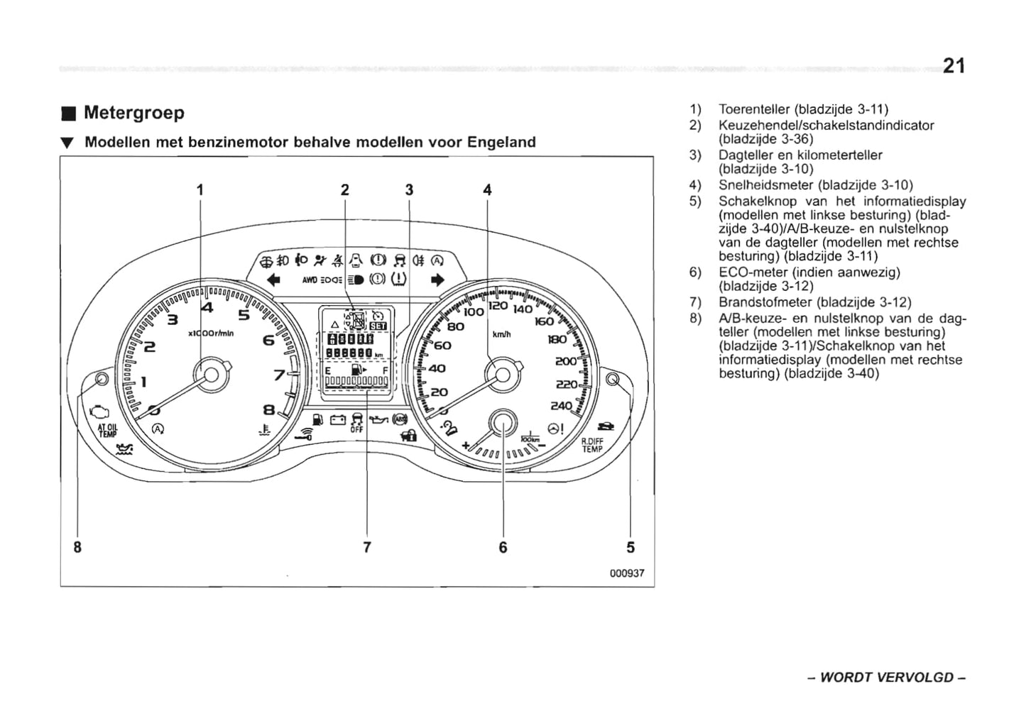 2017-2019 Subaru Forester Bedienungsanleitung | Niederländisch