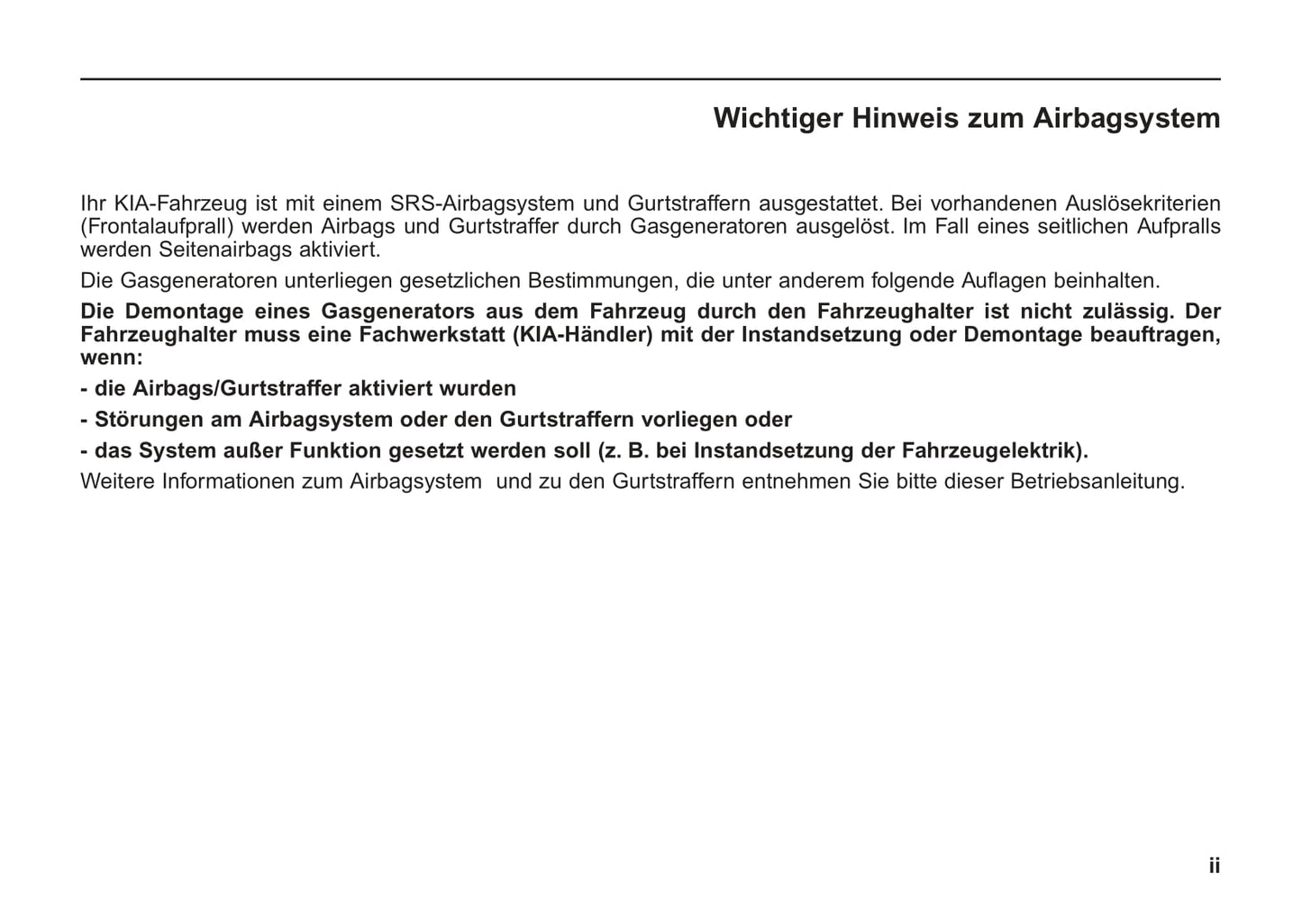 2005-2006 Kia Sorento Bedienungsanleitung | Deutsch