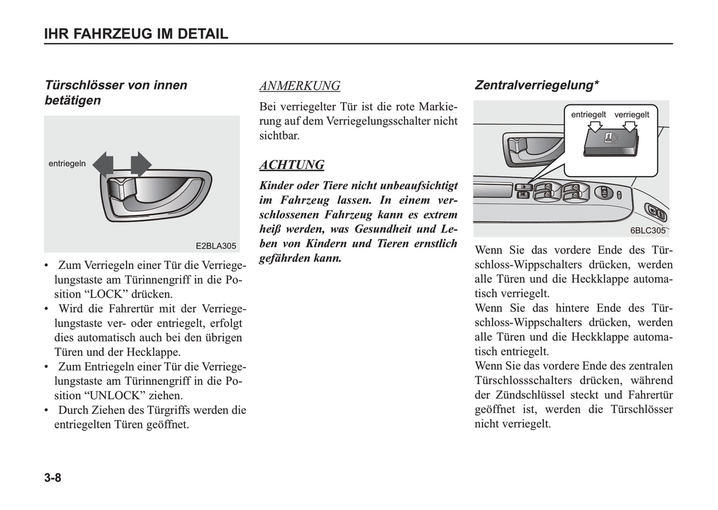 2005-2006 Kia Sorento Bedienungsanleitung | Deutsch