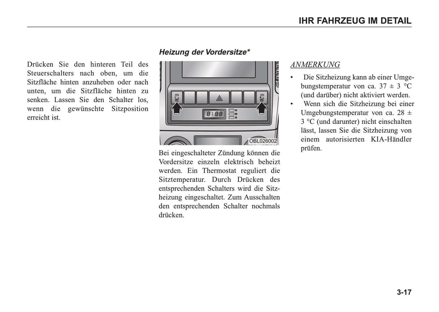 2005-2006 Kia Sorento Bedienungsanleitung | Deutsch