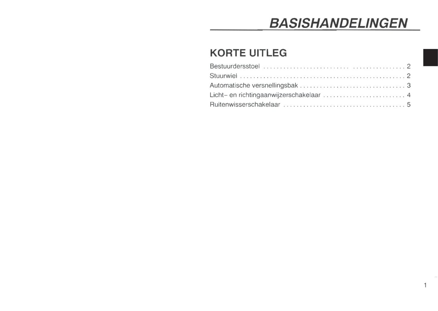 1997-1998 Lexus LS 400 Bedienungsanleitung | Niederländisch