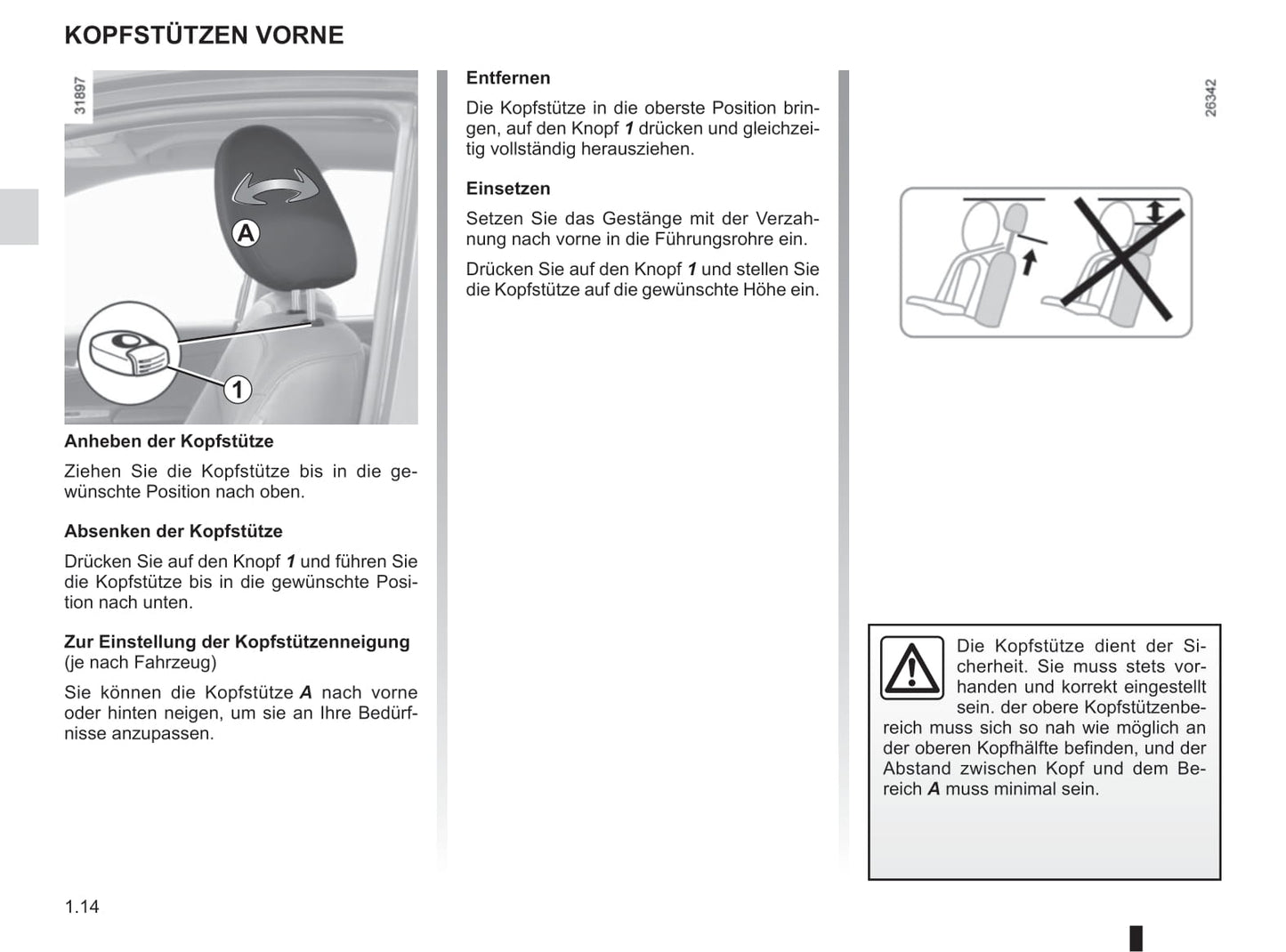 2014-2015 Renault Koleos Owner's Manual | German