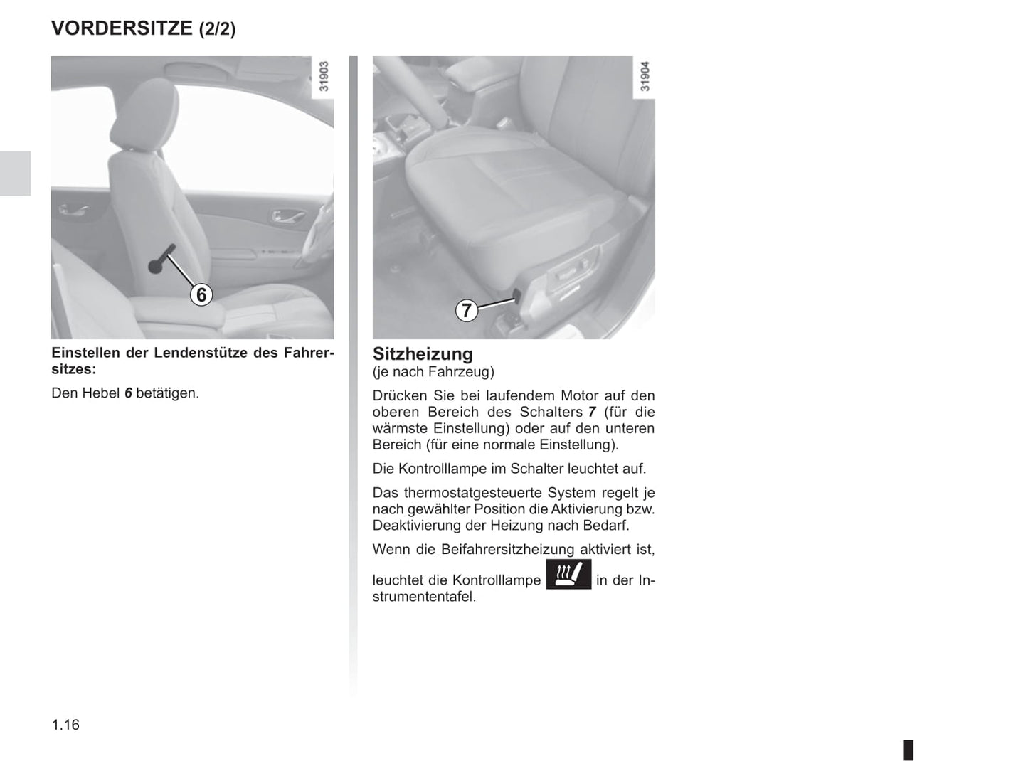 2014-2015 Renault Koleos Owner's Manual | German