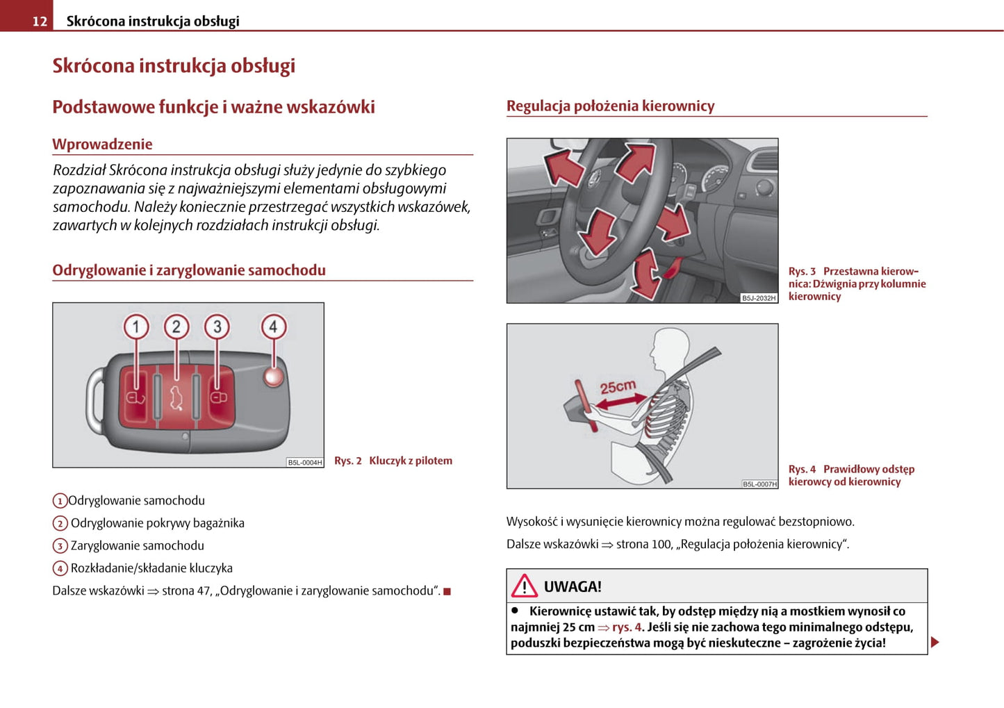 2006-2010 Skoda Roomster Bedienungsanleitung | Polnisch