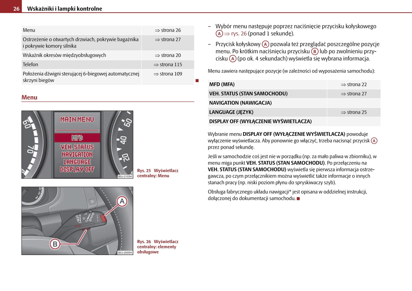 2006-2010 Skoda Roomster Bedienungsanleitung | Polnisch