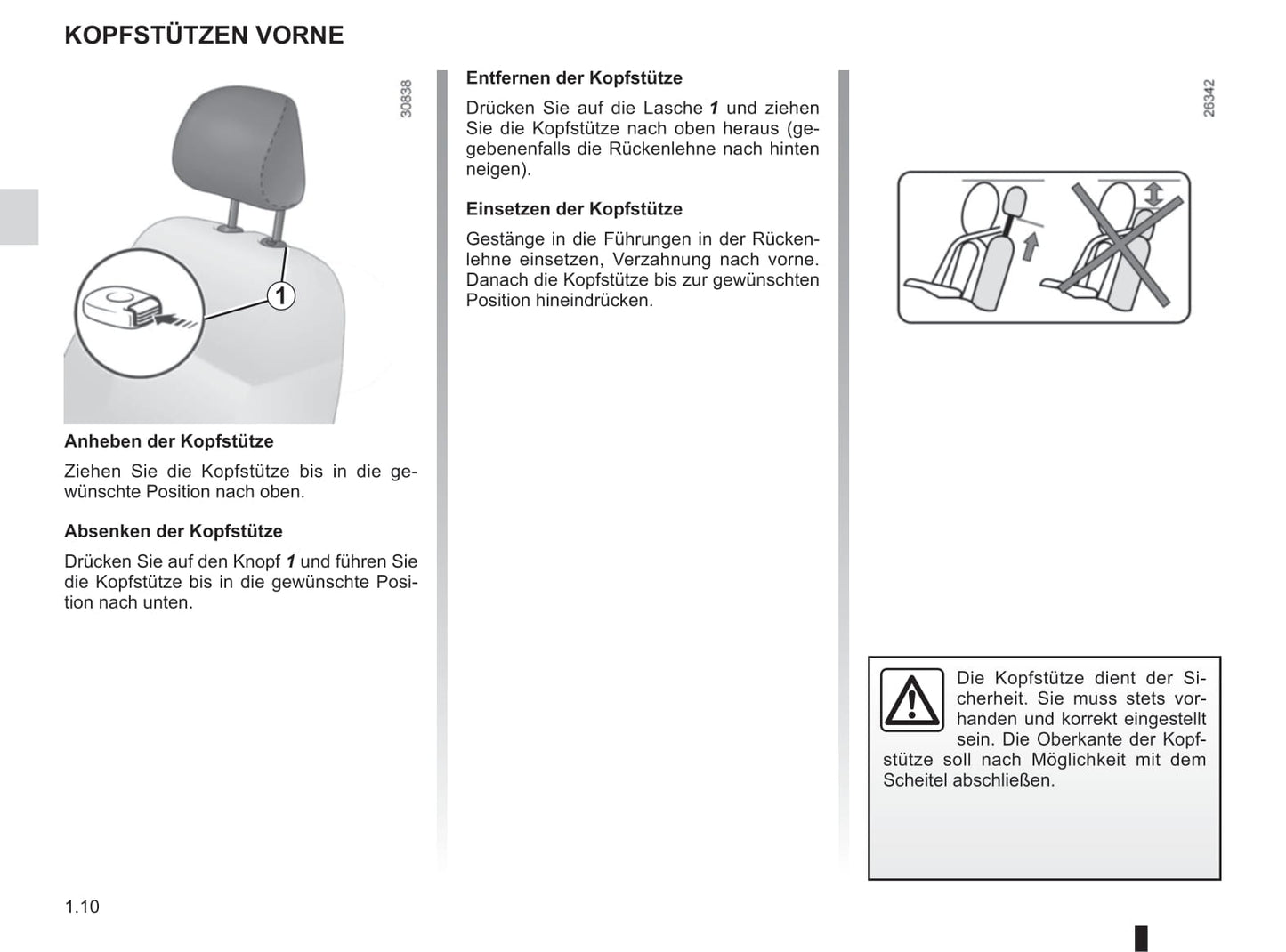 2012-2020 Dacia Lodgy Bedienungsanleitung | Deutsch