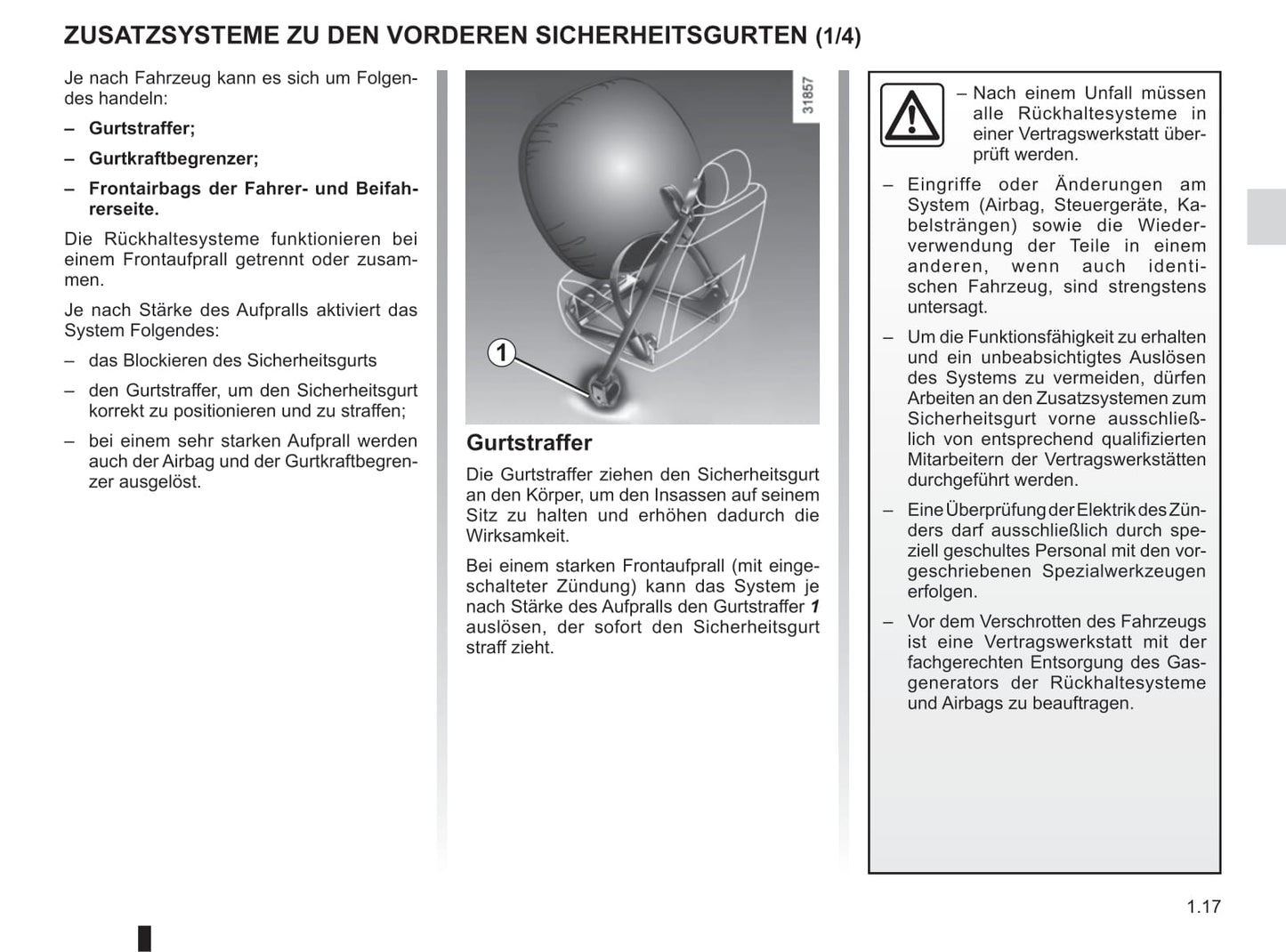 2012-2020 Dacia Lodgy Bedienungsanleitung | Deutsch