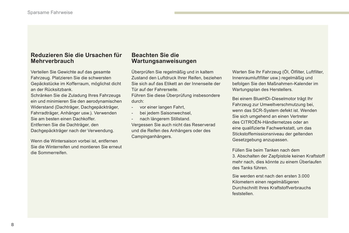 2018-2020 Citroën Jumpy/Dispatch/SpaceTourer Owner's Manual | German