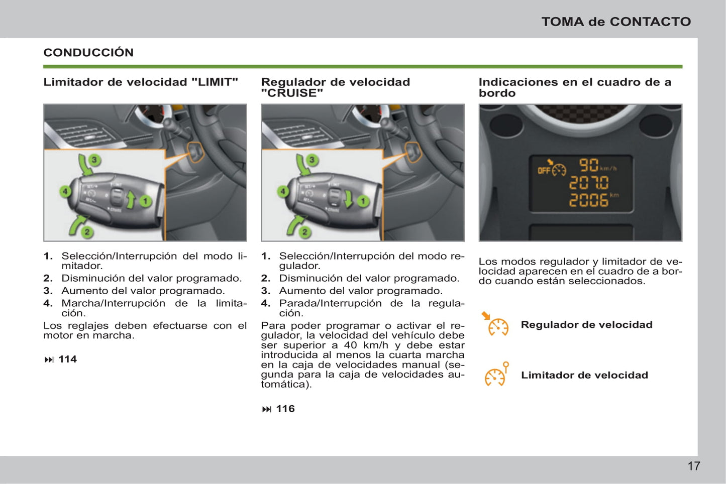 2014-2015 Peugeot 207 CC Bedienungsanleitung | Spanisch