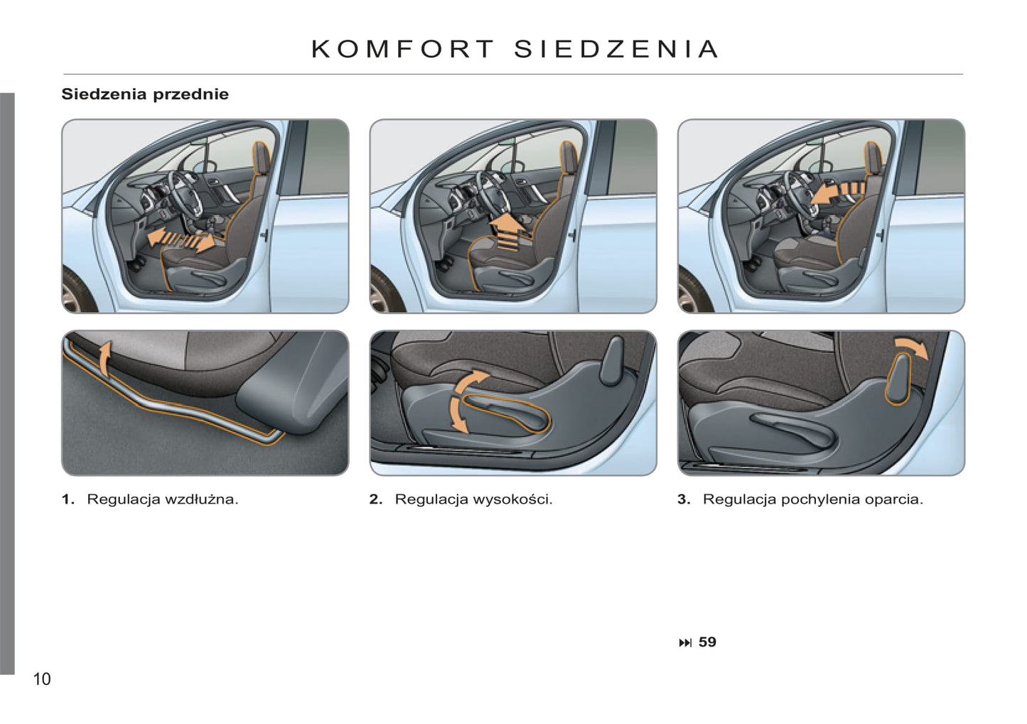 2011-2013 Citroën C3 Owner's Manual | Polish