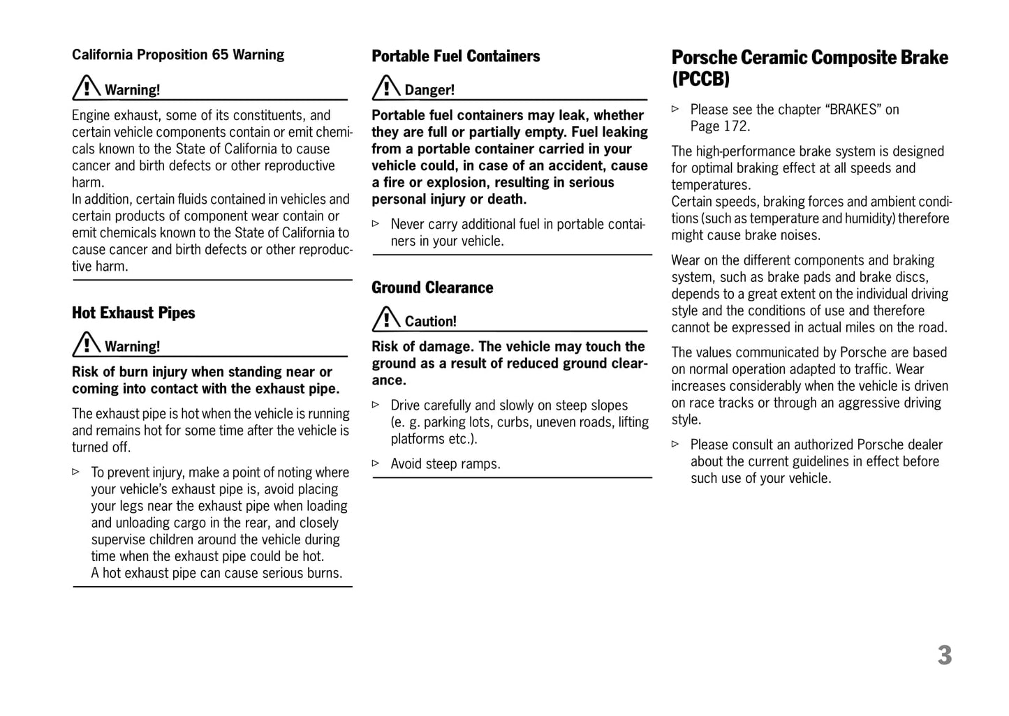 2009-2013 Porsche Panamera Owner's Manual | English