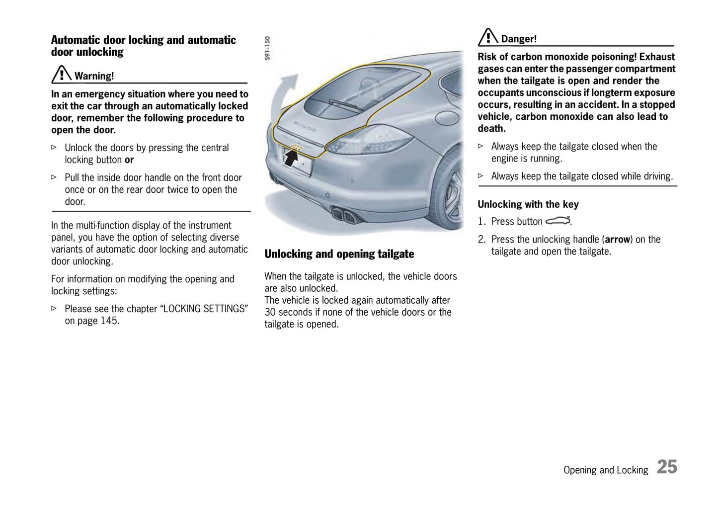 2009-2013 Porsche Panamera Owner's Manual | English