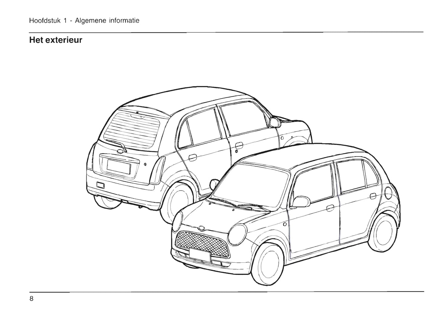 2004-2009 Daihatsu Trevis Bedienungsanleitung | Niederländisch
