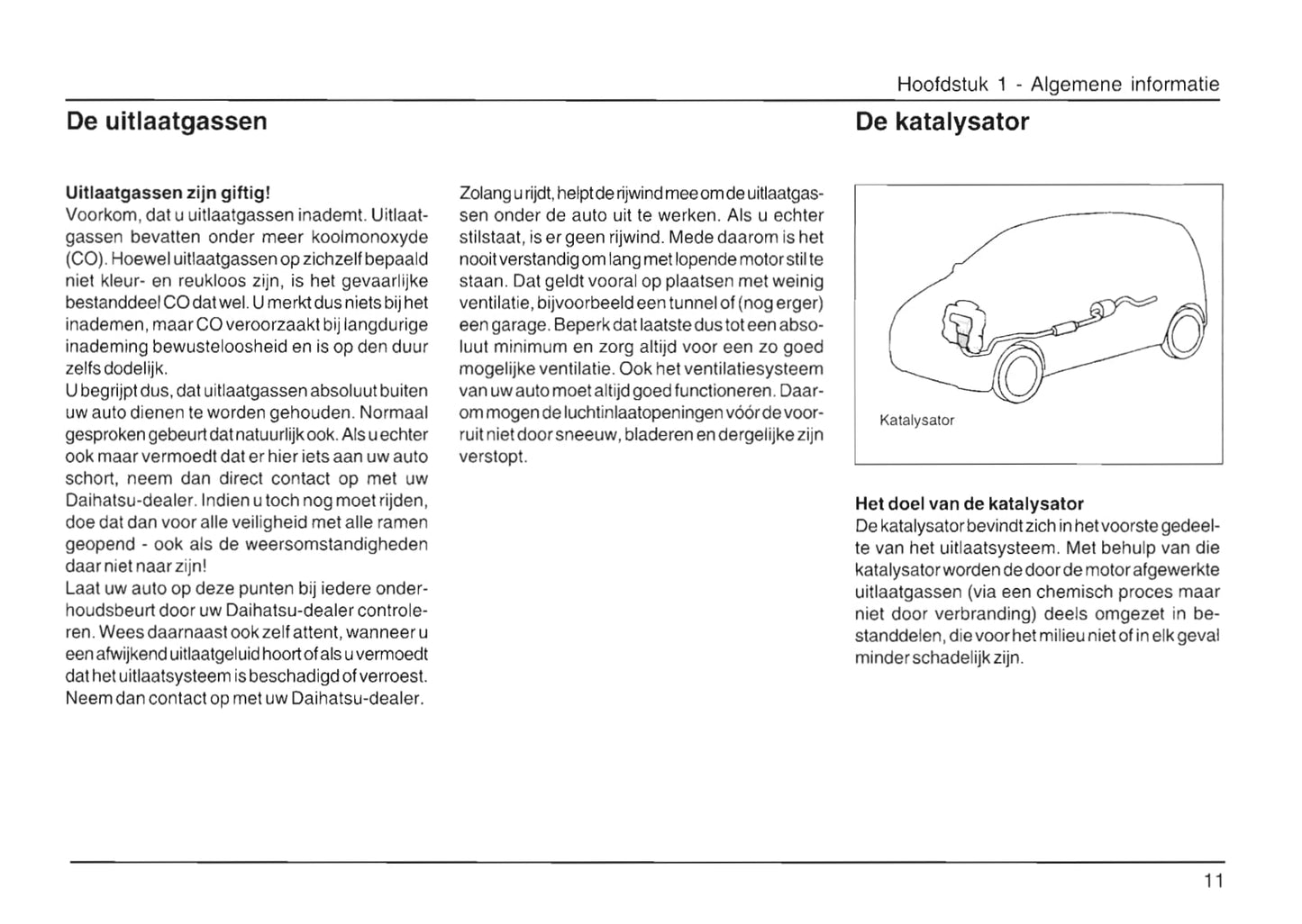 2004-2009 Daihatsu Trevis Bedienungsanleitung | Niederländisch