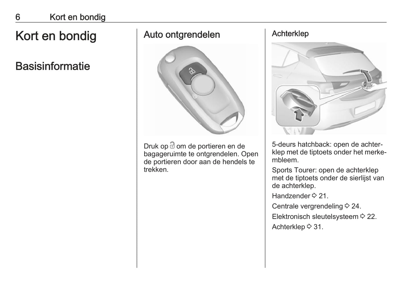2018 Opel Astra Owner's Manual | Dutch