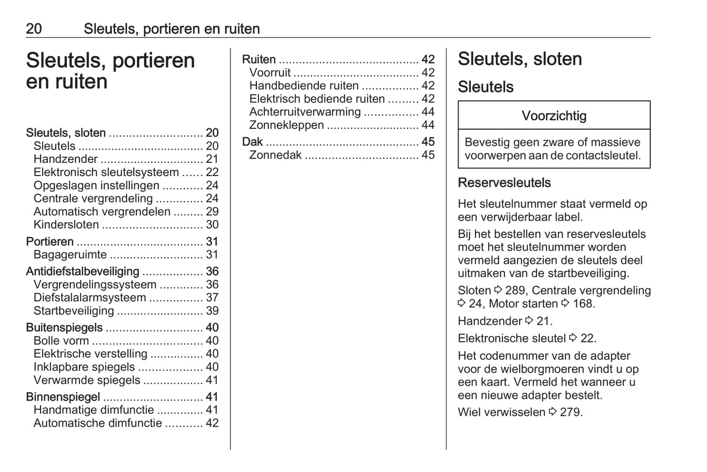 2018 Opel Astra Owner's Manual | Dutch