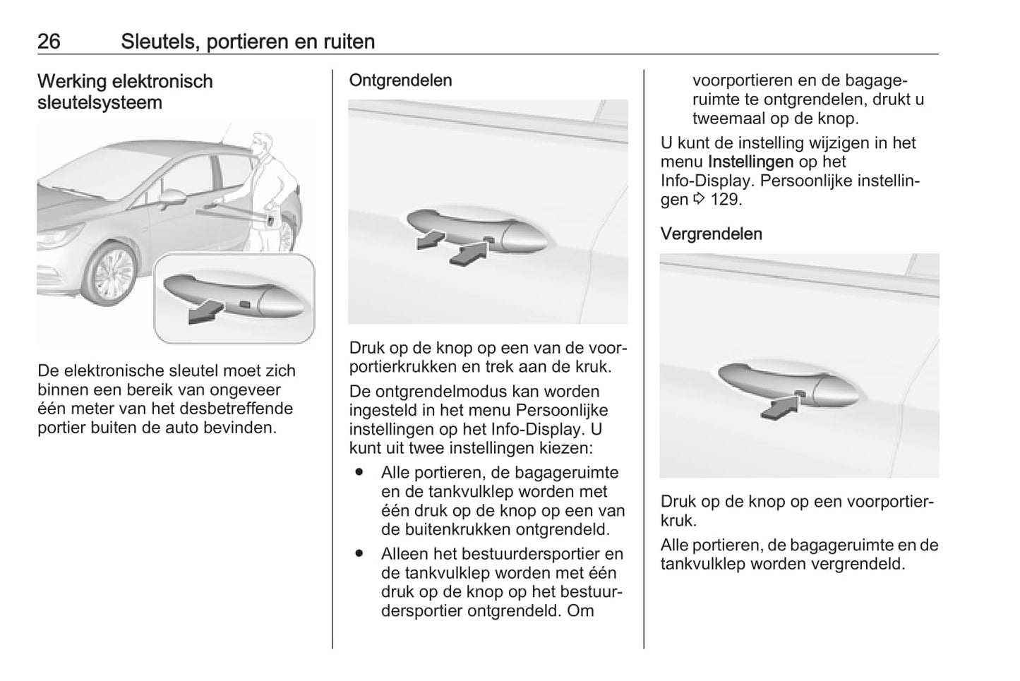 2018 Opel Astra Owner's Manual | Dutch