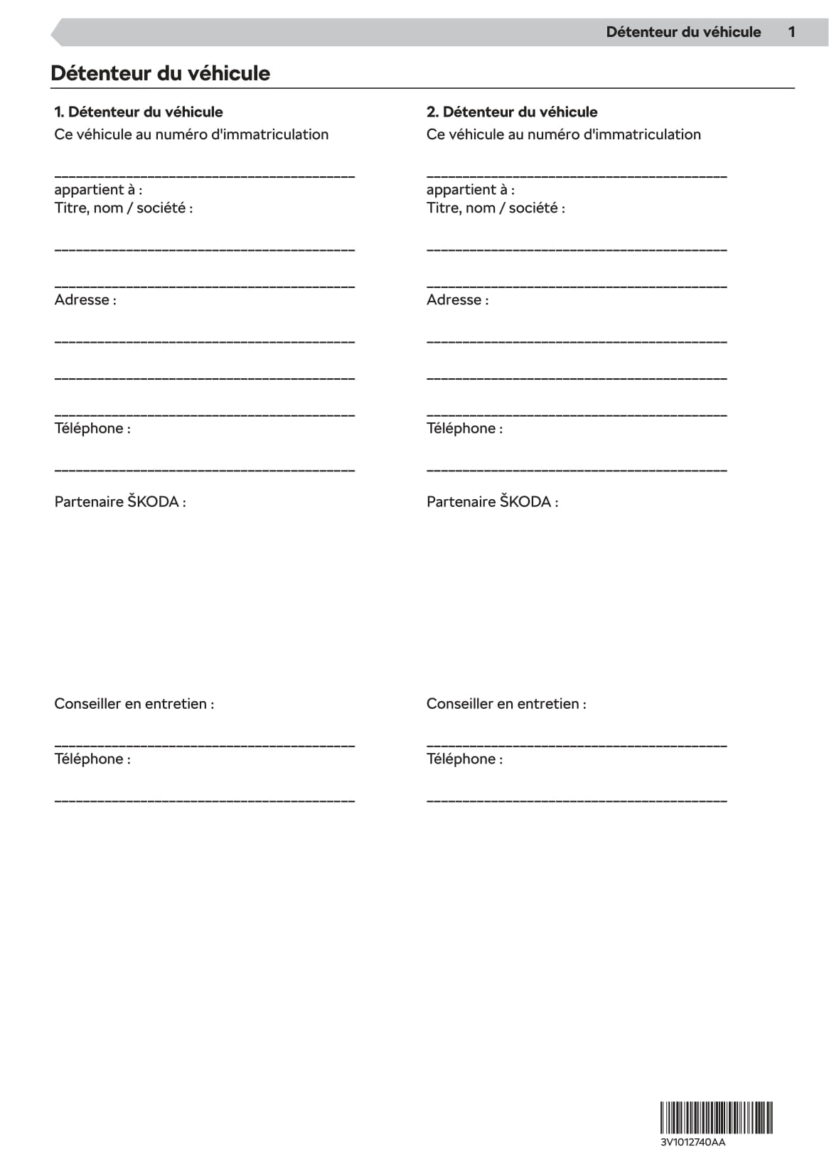 2019-2020 Skoda Superb iV Owner's Manual | French