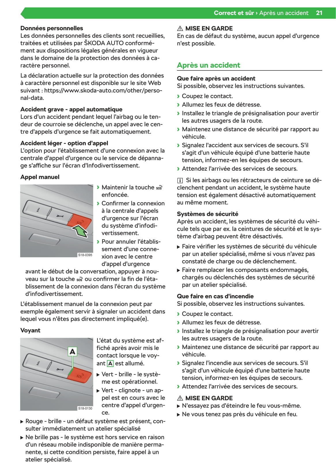 2019-2020 Skoda Superb iV Owner's Manual | French