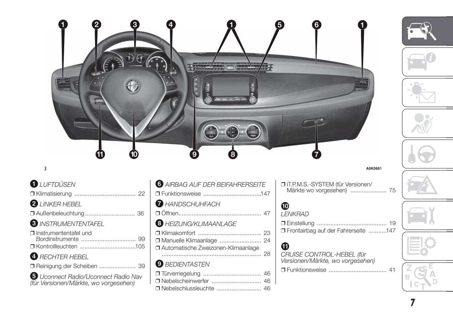 2012-2014 Alfa Romeo Giulietta Bedienungsanleitung | Deutsch