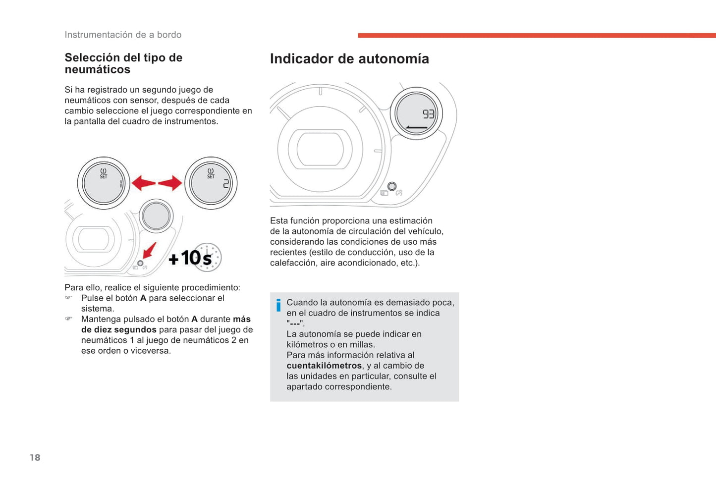 2017-2020 Citroën C-Zero Bedienungsanleitung | Spanisch