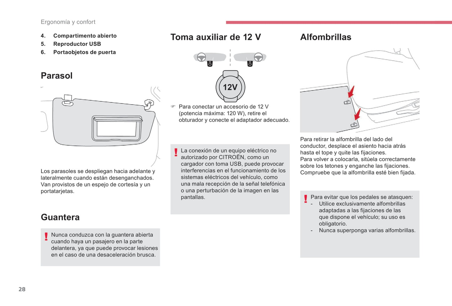 2017-2020 Citroën C-Zero Bedienungsanleitung | Spanisch