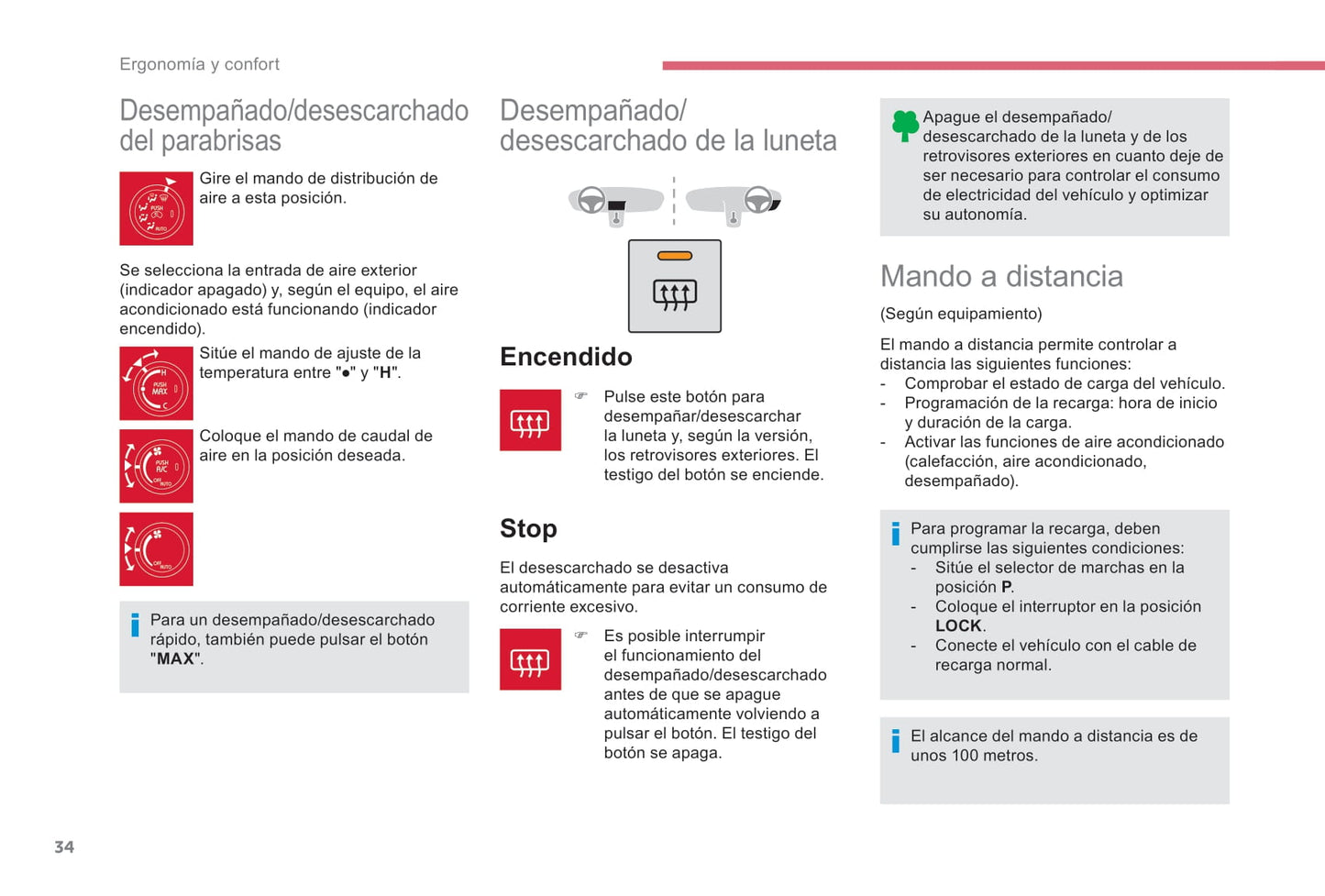 2017-2020 Citroën C-Zero Bedienungsanleitung | Spanisch