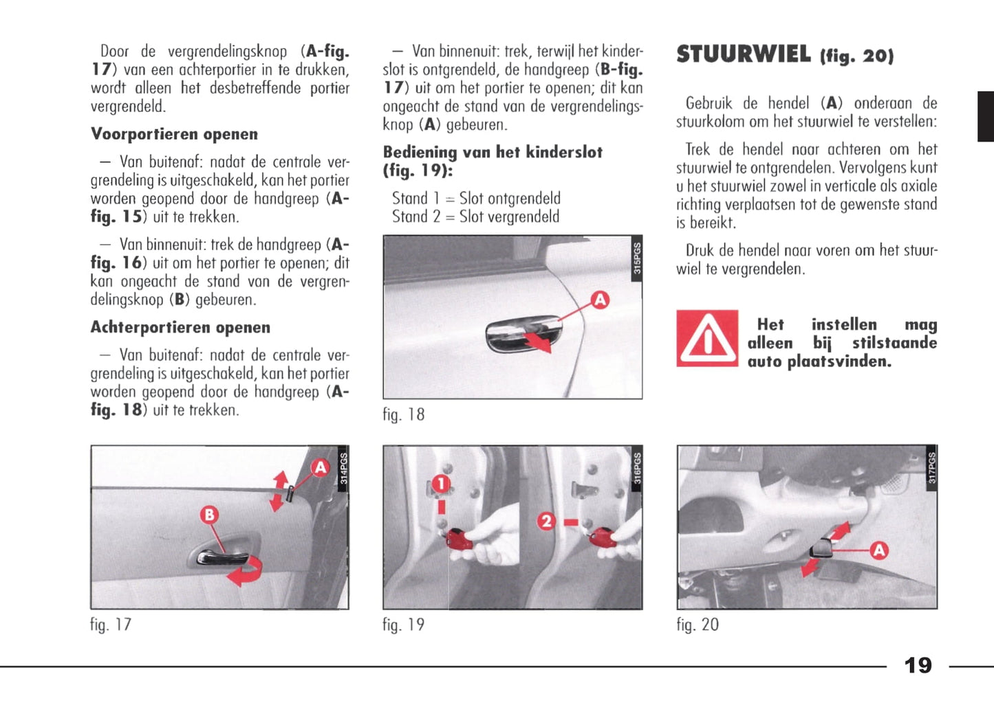 1998-2003 Alfa Romeo 166 Bedienungsanleitung | Niederländisch