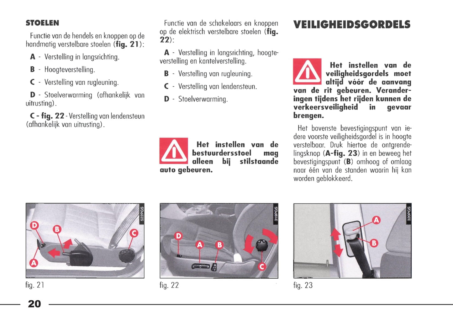 1998-2003 Alfa Romeo 166 Bedienungsanleitung | Niederländisch