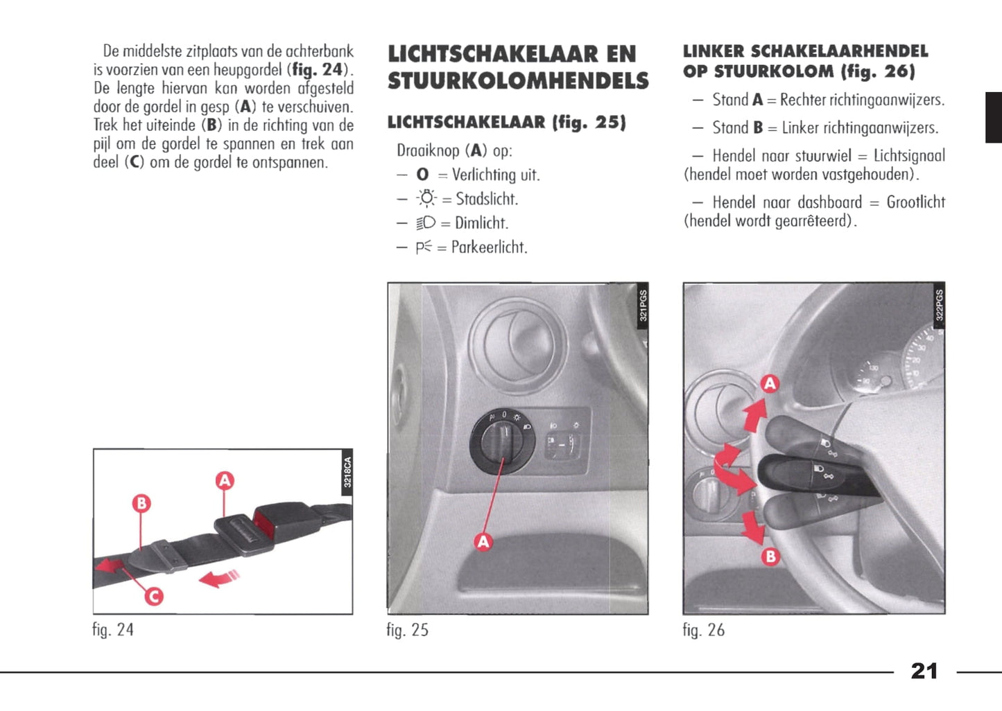 1998-2003 Alfa Romeo 166 Bedienungsanleitung | Niederländisch