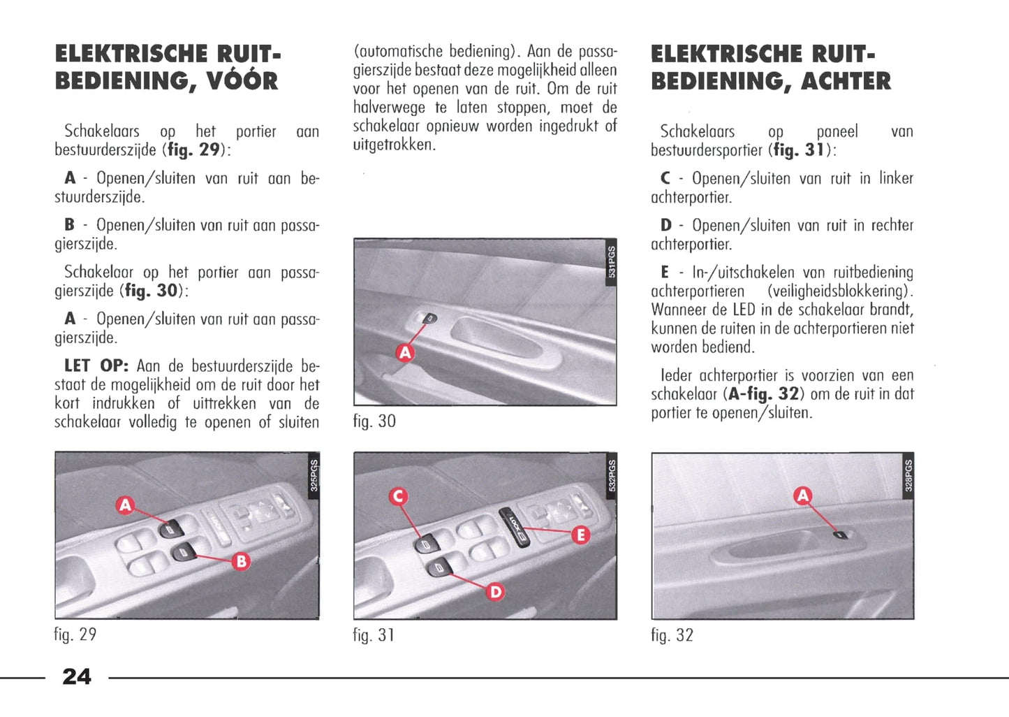 1998-2003 Alfa Romeo 166 Bedienungsanleitung | Niederländisch