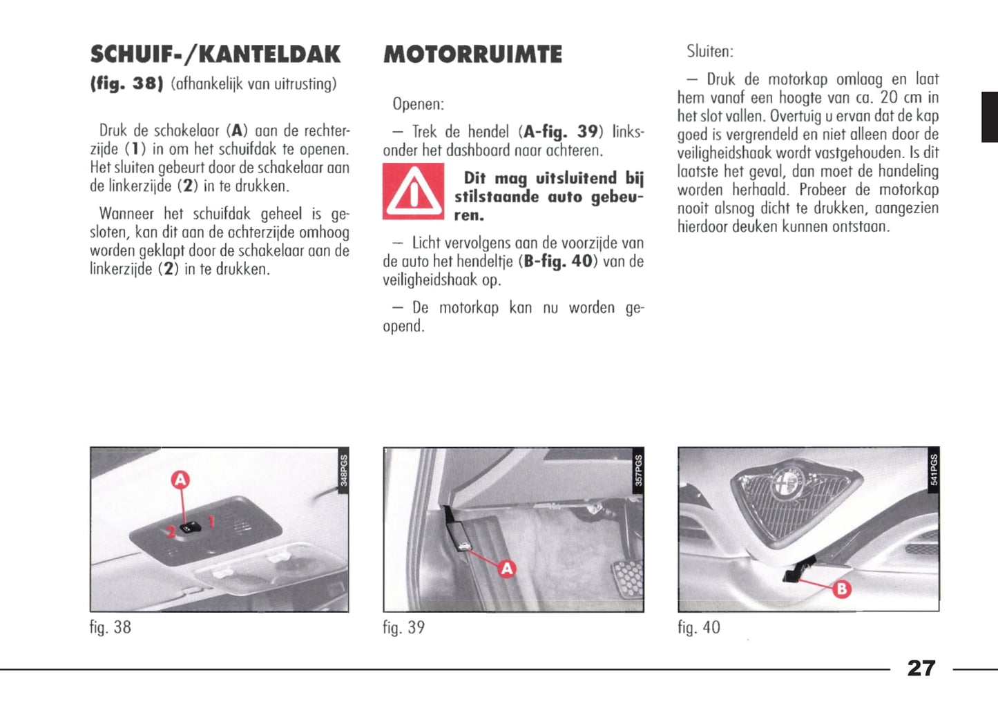 1998-2003 Alfa Romeo 166 Bedienungsanleitung | Niederländisch