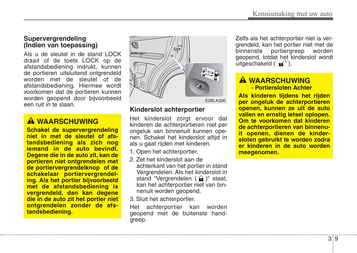 2008-2009 Kia Sorento Bedienungsanleitung | Niederländisch