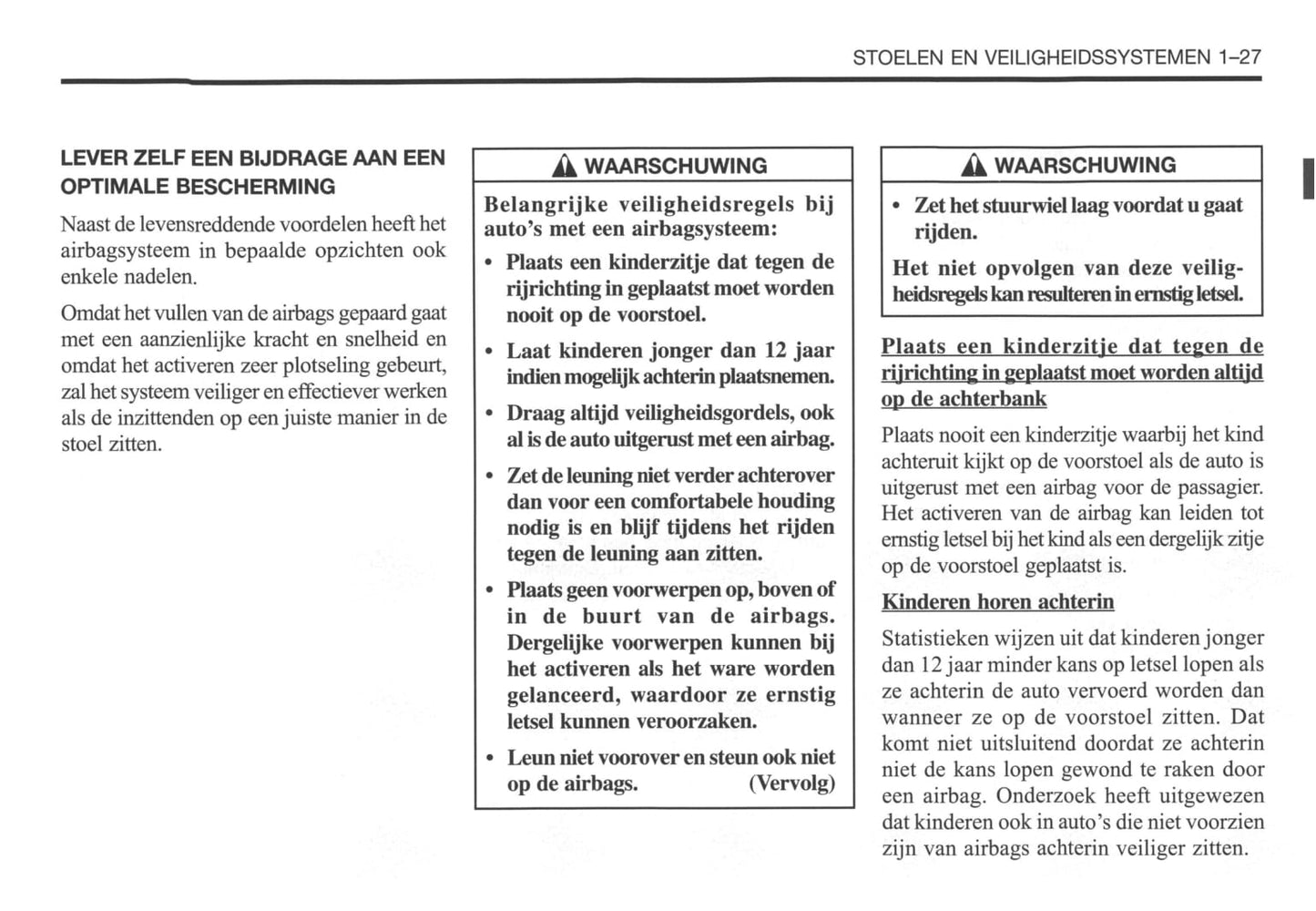 2002-2007 Daewoo Kalos Owner's Manual | Dutch