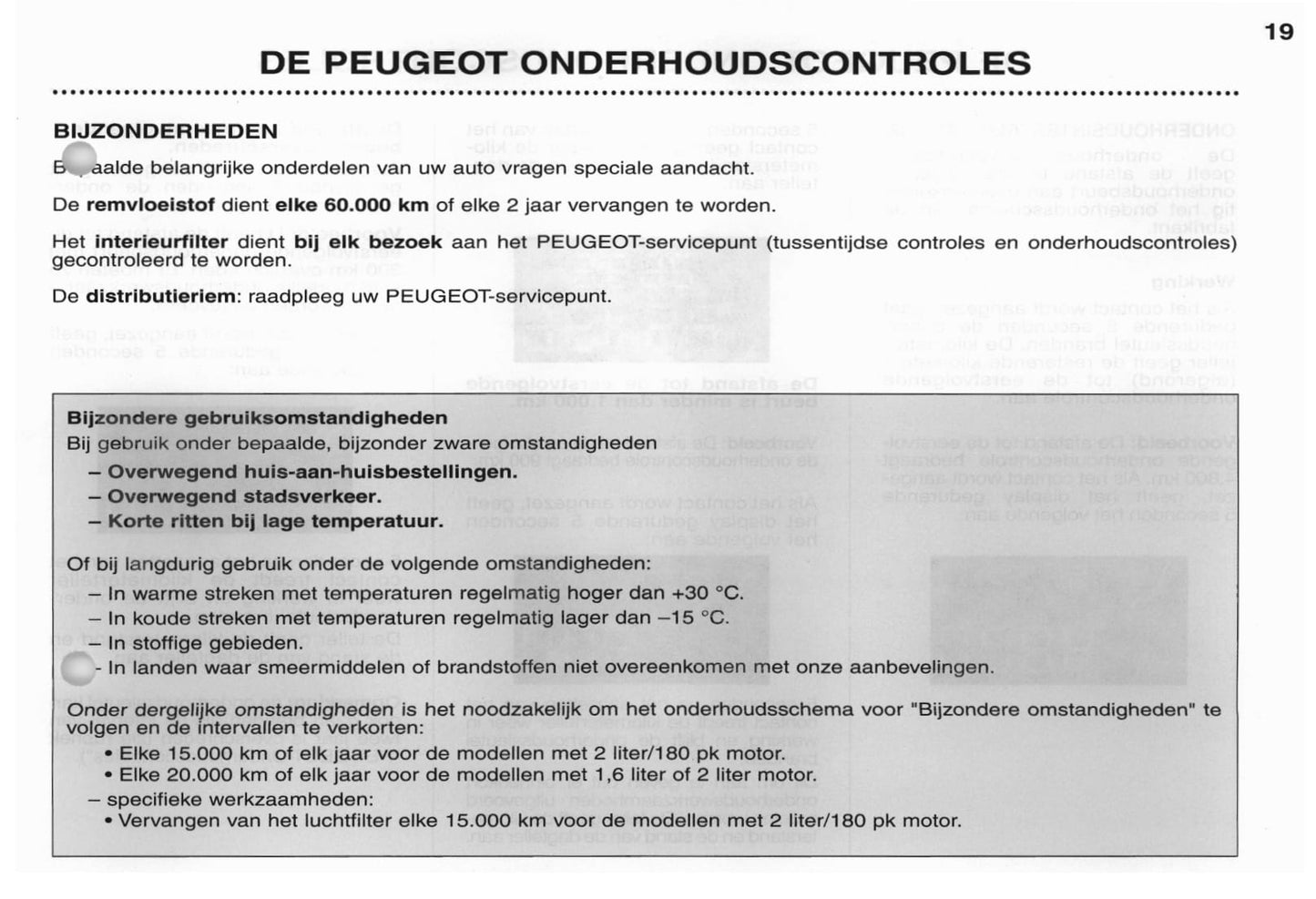 2003 Peugeot 307 CC Owner's Manual | Dutch