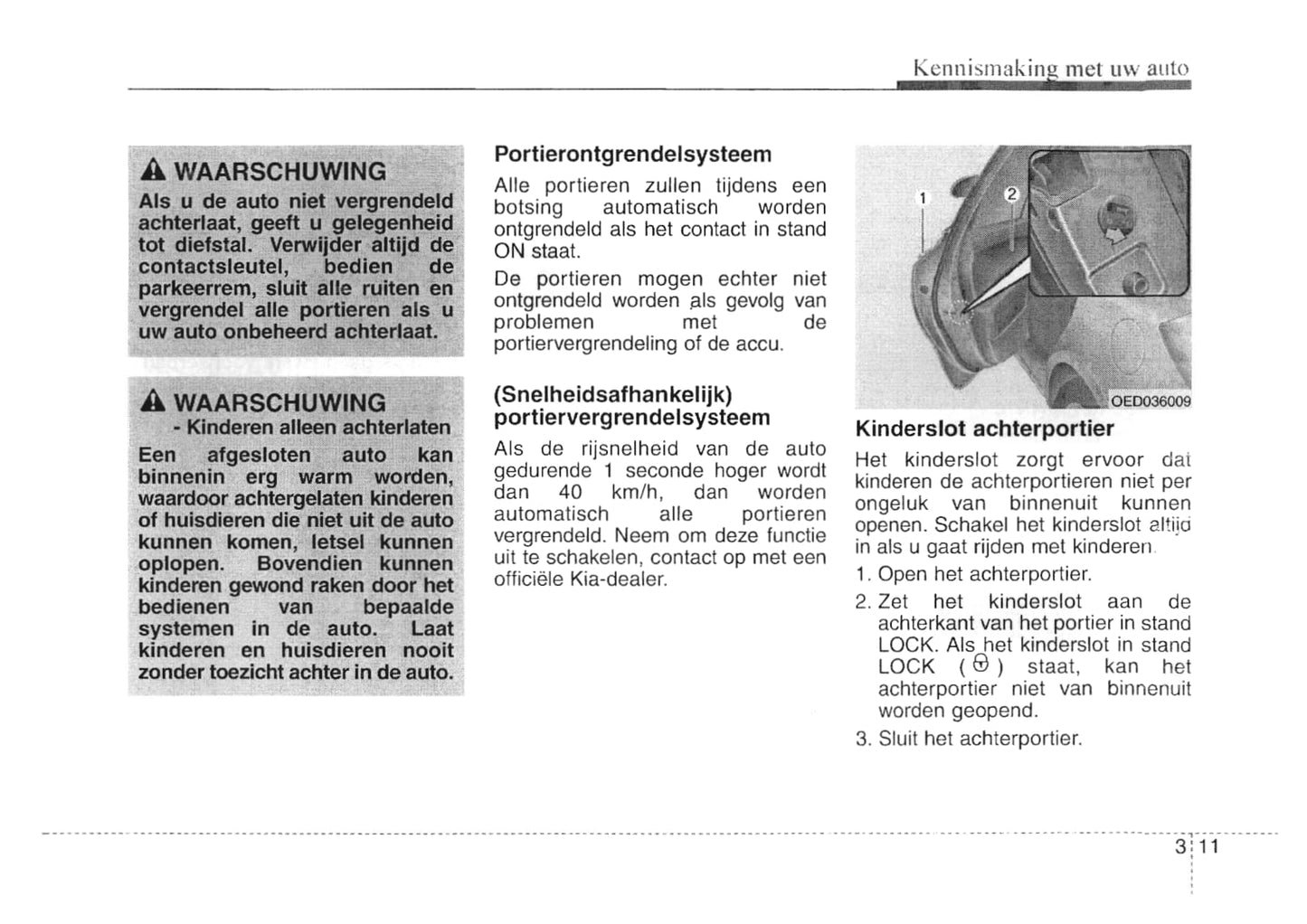 2007-2008 Kia Cee'd Bedienungsanleitung | Niederländisch