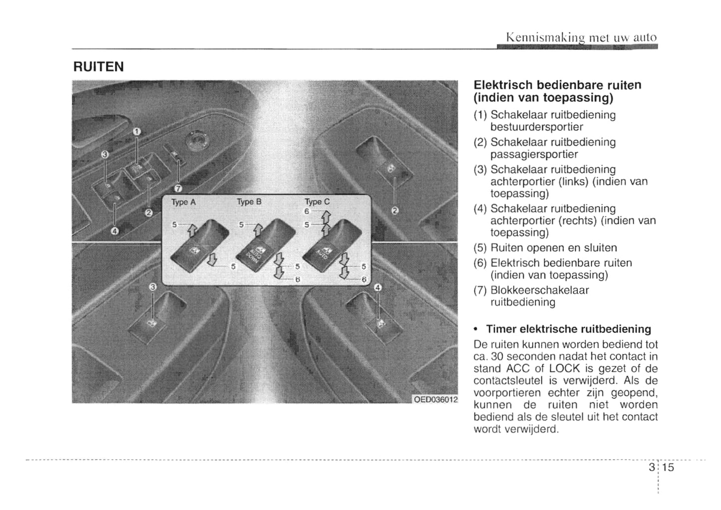 2007-2008 Kia Cee'd Bedienungsanleitung | Niederländisch
