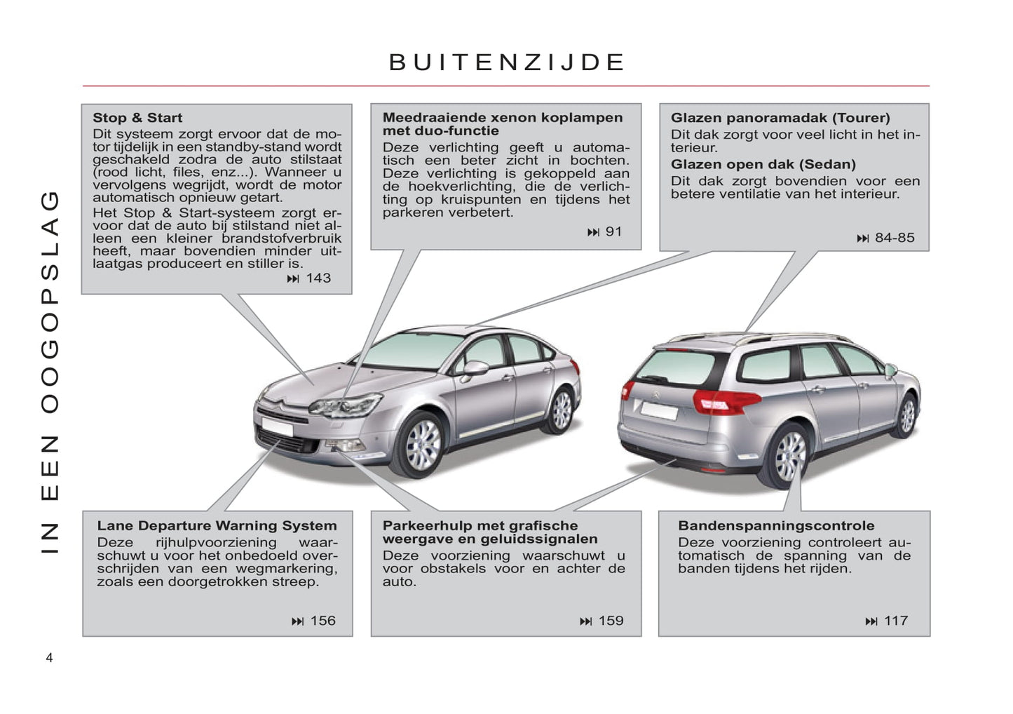 2011-2012 Citroën C5 Owner's Manual | Dutch
