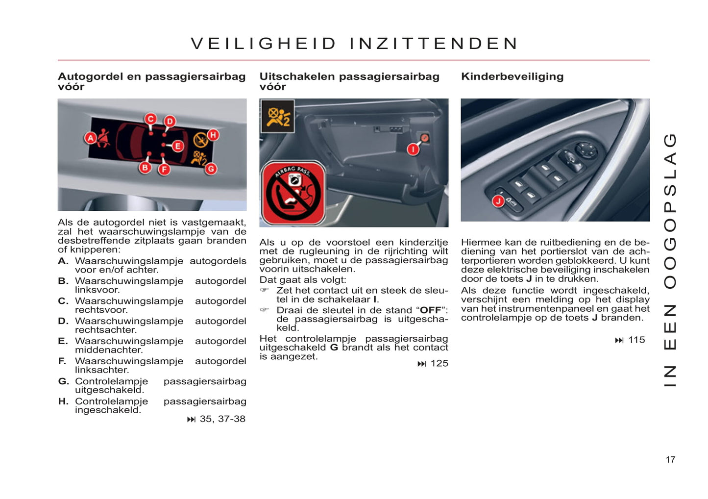 2011-2012 Citroën C5 Owner's Manual | Dutch