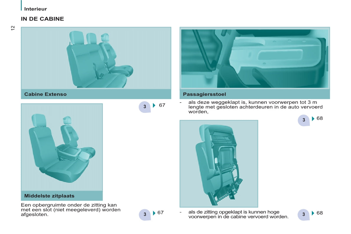 2012-2013 Citroën Berlingo Owner's Manual | Dutch