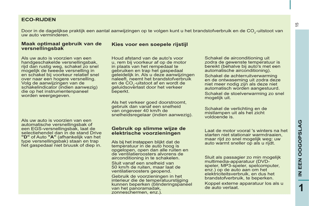 2012-2013 Citroën Berlingo Owner's Manual | Dutch