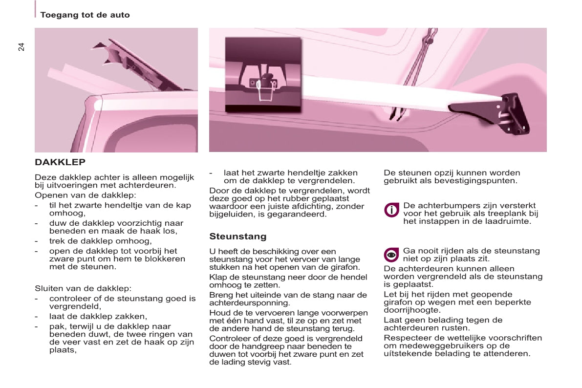 2012-2013 Citroën Berlingo Owner's Manual | Dutch