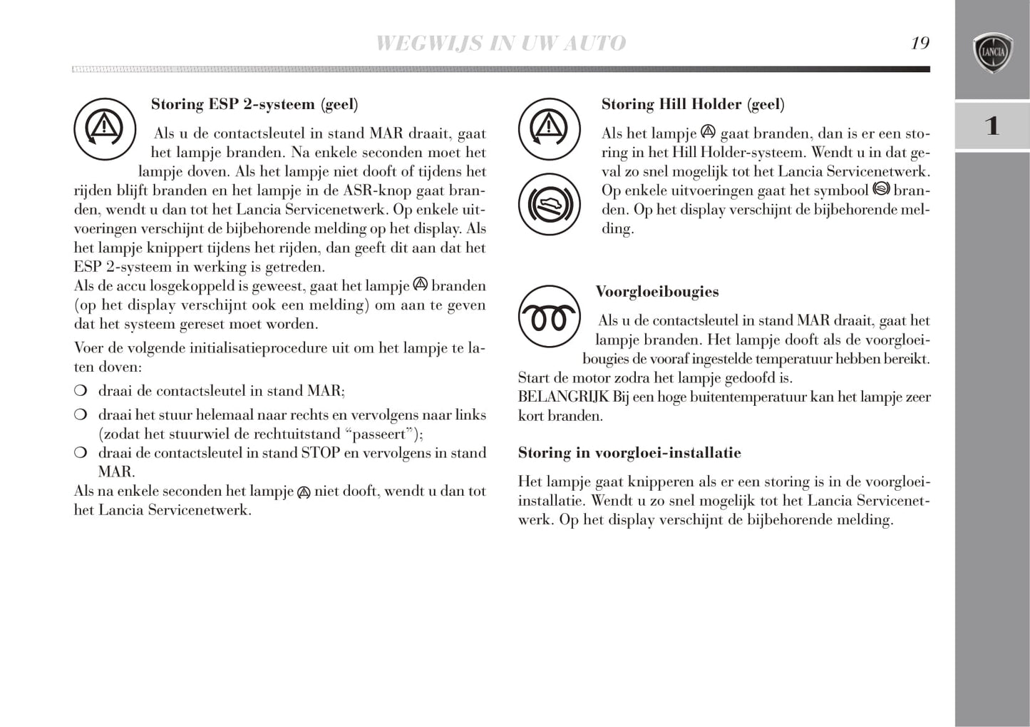 2011-2014 Lancia Delta Bedienungsanleitung | Niederländisch
