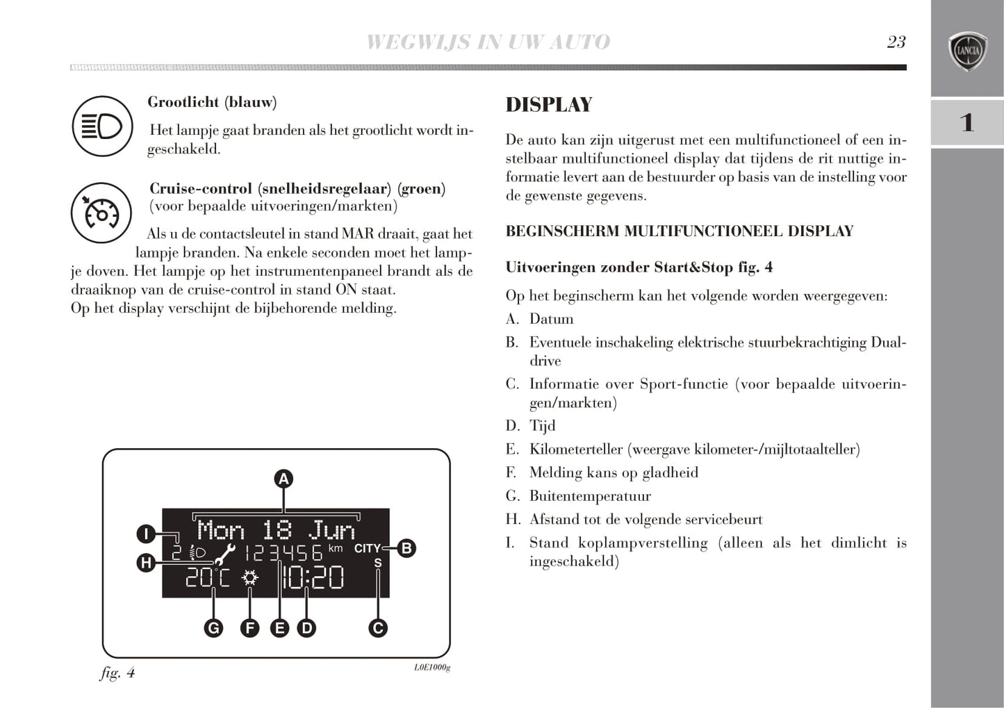 2011-2014 Lancia Delta Bedienungsanleitung | Niederländisch